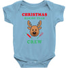 christmas baking team crew rudolph Baby Bodysuit