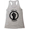 long live wakanda Racerback Tank