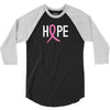 Hope. Breast Cancer Awareness 3/4 Sleeve Shirt