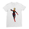 captain marvel Ladies Fitted T-Shirt