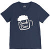 cool drink beer t shirt V-Neck Tee