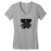robot zombies! Women's V-Neck T-Shirt