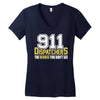 911 dispatcher heroes Women's V-Neck T-Shirt