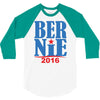 bernie 2016 3/4 Sleeve Shirt