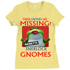 Sherlock Gnomes Ladies Fitted T-Shirt