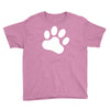 paw sticker vinyl decal Youth Tee