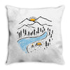 quiet place Throw Pillow