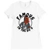 famous in the 90's Ladies Fitted T-Shirt