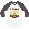 beards turn laziness into awesomeness 3/4 Sleeve Shirt
