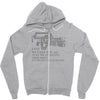 aliens nuke from orbit Zipper Hoodie