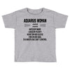 Aquarius Woman Toddler T-shirt