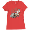 scientific paradox goes boink Ladies Fitted T-Shirt