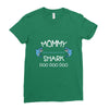 mommy shark doo doo doo Ladies Fitted T-Shirt