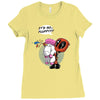 it's so fluffy!! Ladies Fitted T-Shirt