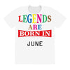 legends are born june All Over Women's T-shirt