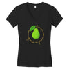 grow a pear Women's V-Neck T-Shirt