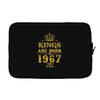 kings are born in 1967 Laptop sleeve