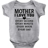 I Love You Mother Baby Bodysuit