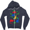 dinosaurs Zipper Hoodie