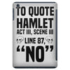 to quote hamlet no iPad Mini