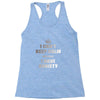 i can't keep calm because i have anxiety Racerback Tank