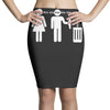 bla bla bla  fun shirt herrentag kult Pencil Skirts