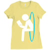 portal 2 dump Ladies Fitted T-Shirt