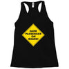 dark passenger on board Racerback Tank