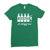 bottles 1965   mens funny Ladies Fitted T-Shirt