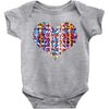 Heart Baby Bodysuit