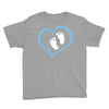 Baby Boy with Heart Any Name Customized Youth Tee
