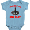 gaming hold and play Baby Bodysuit
