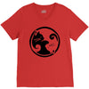 yinyang cats V-Neck Tee