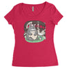 forest friends Women's Triblend Scoop T-shirt
