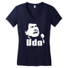 in memory of udo j&uuml;rgens Women's V-Neck T-Shirt