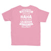 Super Cool Nana Of A Freaking Awesome Grandson Youth Tee