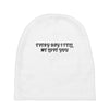 every day i tell       me love you Baby Beanies