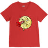 moon rocket V-Neck Tee