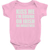 kiss me i'm drunk or irish Baby Bodysuit