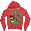 red riding hood Zipper Hoodie