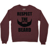 respect the beard Crewneck Sweatshirt