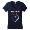 ghose face halloween Women's V-Neck T-Shirt