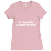 do i look like a people person Ladies Fitted T-Shirt