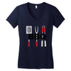 bbq Women's V-Neck T-Shirt