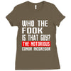 who the fook is that guy conor mcgregor Ladies Fitted T-Shirt