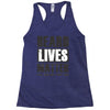 beard lives matter Racerback Tank