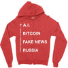 30 Seconds To Mars Topics Zipper Hoodie
