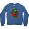 vegan for life Crewneck Sweatshirt