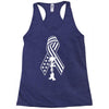 fallen soldier ribbon never forget military Racerback Tank