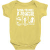 how to kill a zombie funny zombie apocalypse undead t dead shoot Baby Onesie